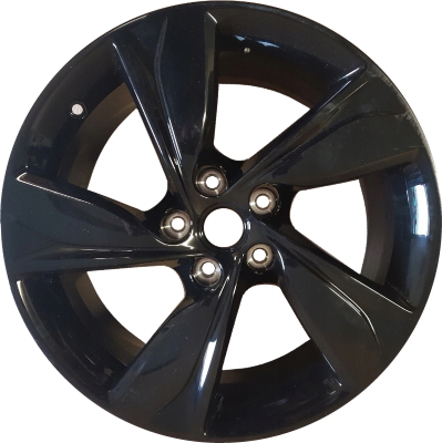 Buick Regal 2020 powder coat black 18x8.5 aluminum wheels or rims. Hollander part number ALY4123U45, OEM part number 39096045.