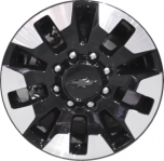 ALY5947U45/5960 Chevrolet Silverado 2500, 3500 Wheel/Rim Black Machined #84570987