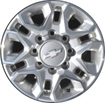 ALY5959 Chevrolet Silverado 2500, 3500 Wheel/Rim Silver Machined #84378284