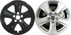 IMP-434BLK/7977GB Toyota RAV4 Black Wheel Skins (Hubcaps/Wheelcovers) 17 Inch Set
