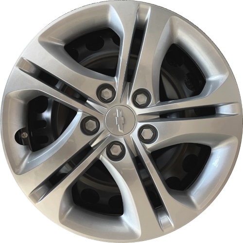 Chevrolet Trailblazer 2021-2022, Plastic 5 Double Spoke, Single Hubcap or Wheel Cover For 16 Inch Steel Wheels. Hollander Part Number H3999/99100.