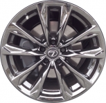 ALYLG075 Lexus IS300, IS350 Wheel/Rim Black Chrome #4261153670