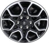 ALYFP069U45 Ford F-150 Wheel/Rim Black Machined #ML3Z1007BA
