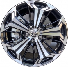 ALY69179 Toyota RAV4 Prime Wheel/Rim Black Machined #4261142590