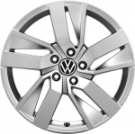 ALY70073U20 Volkswagen Atlas Wheel/Rim Silver Painted #3QF601025N8Z8