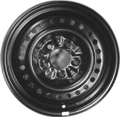 Chrysler Town & Country 1996-2000, Dodge Caravan 1996-2000, Grand Caravan 1996-2000 Pymouth, Voyager 1996 powder coat black 15x6.5 steel wheels or rims. Hollander part number STL2072, OEM part number Not Yet Known.
