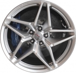 ALY5926U20/5929 Chevrolet Corvette Wheel/Rim Silver #23249224