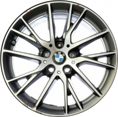 ALY86577 BMW 228i, M235i Wheel/Rim Charcoal Machined #36107849122