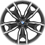 ALYCC046 BMW X3, X4 Wheel/Rim Charcoal Machined #36108073791