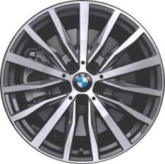 ALYCZ044 BMW 228i, M235i Wheel/Rim Charcoal Machined #36116856089