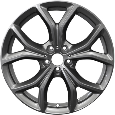 BMW X5 2019-2020, X6 2020 powder coat grey 19x9 aluminum wheels or rims. Hollander part number 86458, OEM part number 36116883752.