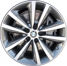 ALY86415 BMW 840i, M850i Wheel/Rim Charcoal Machined #36116884202