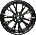 ALY86522 BMW 840i, M850i Wheel/Rim Black Painted #36116885455