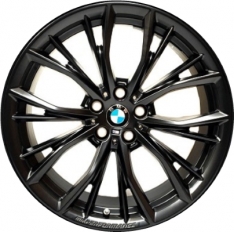 ALY86522 BMW 840i, M850i Wheel/Rim Black Painted #36116885455