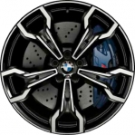 ALY86560U BMW X3M, X4M Wheel/Rim Machined #36118060042