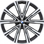 ALY86472 BMW X5, X6 Wheel/Rim Charcoal Machined #36118072001