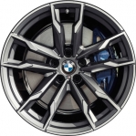 ALY86548 BMW Z4 Wheel/Rim Grey Machined #36118089878