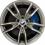 ALYCC037 BMW 330i, M240i, M340i, M440i Wheel/Rim Grey Machined #36118089895