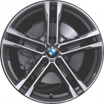 ALYCZ059U30 BMW 228i, M235i Wheel/Rim Charcoal Machined #36118092352