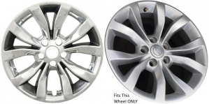 IMP-381CC Chrysler 300 Chrome Wheel Skins (Hubcaps/Wheelcovers) 17 Inch Set