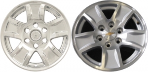 IMP-390X/7565PC Chevy Silverado, Suburban, Tahoe Chrome Wheelskins (Hubcaps/Wheelcovers) 17 Inch