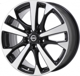 ALY62720U46 Nissan Altima Wheel/Rim Black Machined #403009HT4C
