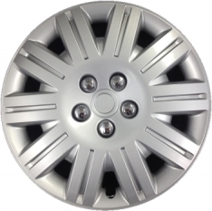 419s 15 Inch Aftermarket Silver Hubcaps/Wheel Covers Set