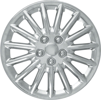 188c 16 Inch Aftermarket Chrome Hubcaps/Wheel Covers Set