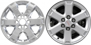 IMP-422X GMC Acadia, Saturn Outlook Chrome Wheel Skins (Hubcaps/Wheelcovers) 18 Inch Set