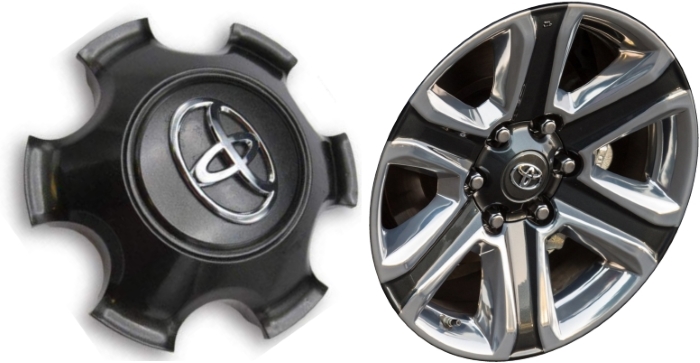 C75194 Toyota Tacoma OEM Charcoal Center Cap #4260B-04070