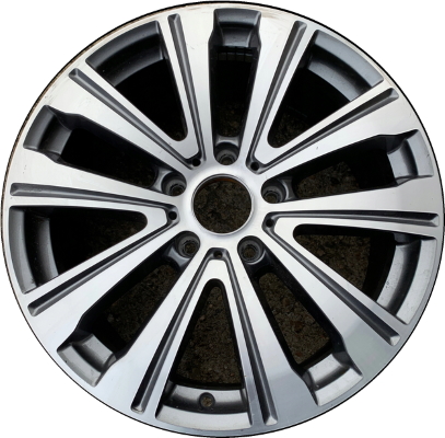 Mercedes-Benz G550 2019-2024 charcoal machined or powder coat black 19x8.5 aluminum wheels or rims. Hollander part number ALY85714U/65572, OEM part number 46340117007X23, 46340111007X35.