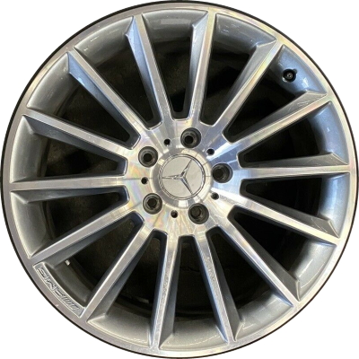 Mercedes-Benz G550 2019-2024 multiple finish options 20x8.5 aluminum wheels or rims. Hollander part number ALY85715U, OEM part number 46340117007X21, 46340117007X23, 46340117007X43.