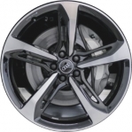 ALYAZ080U45 Audi Q7 Wheel/Rim Black Machined #4M0601025CF
