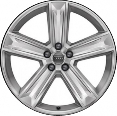 ALY59062 Audi Q8 Wheel/Rim Silver Painted #4M8601025C