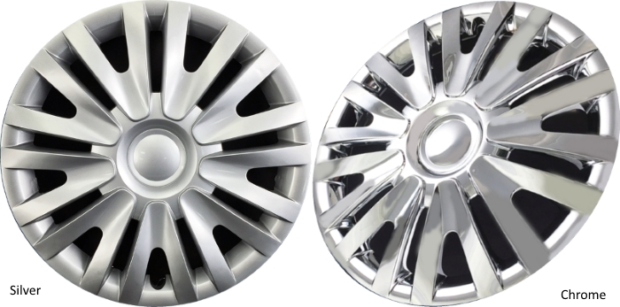 507 15 Inch Aftermarket Hubcaps/Wheel Covers Set