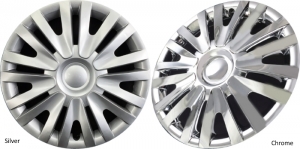 507 15 Inch Aftermarket Hubcaps/Wheel Covers Set