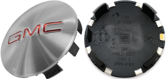 C5280 GMC Acadia, Envoy OEM Brushed Center Cap #9595116