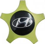 C70813G Hyundai Veloster OEM Green Center Cap #52960-2V000VE9