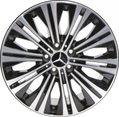 ALY65592 Mercedes-Benz CLA250 Wheel/Rim Black Machined #17740133007X23