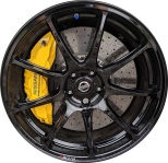ALY62803 Nissan GT-R Wheel/Rim Black Painted #D0C006HT1A