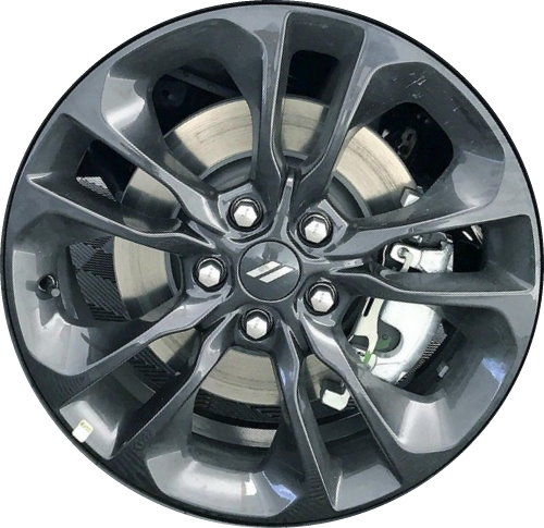 Dodge Durango GT 2021-2025 powder coat charcoal 20x8 aluminum wheels or rims. Hollander part number 2659 2731, OEM part number 6QP26RNWAA.
