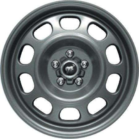Ford Bronco Sport 2021-2024 powder coat grey 17x7 aluminum wheels or rims. Hollander part number ALY10426U35/95035, OEM part number M1PZ-1007-D.