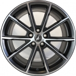 ALY10160U45 Ford Mustang Wheel/Rim Black Machined #JR3Z1007G