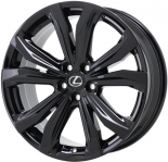 ALY74338U45 Lexus RX350, RX450h Wheel/Rim Black Painted #426110E790