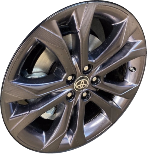 Toyota Sienna 2021-2025 charcoal clad 20x7.5 aluminum wheels or rims. Hollander part number ALY69167A, OEM part number 4260D08040.