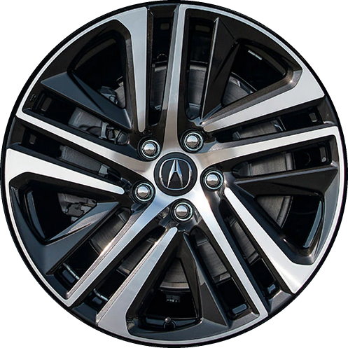Acura MDX 2022-2024 charcoal machined 20x9 aluminum wheels or rims. Hollander part number 71667b, OEM part number 08W20-TYA-200.