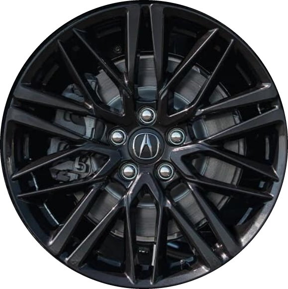 Acura MDX 2022-2024 powder coat charcoal 20x9 aluminum wheels or rims. Hollander part number 71669b, OEM part number 08W20-TYA-200B.