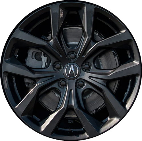 Acura MDX 2022-2024 powder coat charcoal 20x9 aluminum wheels or rims. Hollander part number 71674b, OEM part number 42800TYAA30.