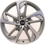 ALYAM073 Audi A4 Wheel/Rim Grey Machined #8W0601025EK