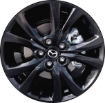 ALYMX047U45 Mazda CX-30 Wheel/Rim Black Painted #9965C57080